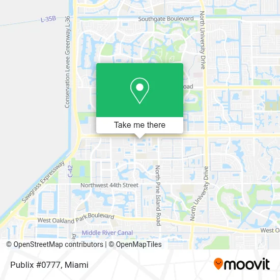 Publix #0777 map