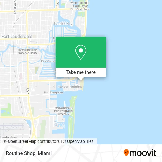 Routine Shop map