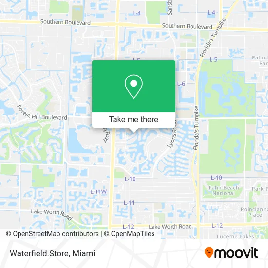 Waterfield.Store map