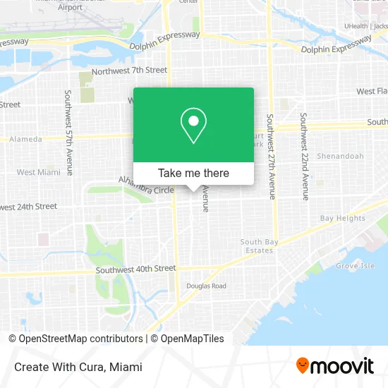 Create With Cura map