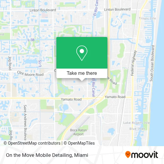 On the Move Mobile Detailing map