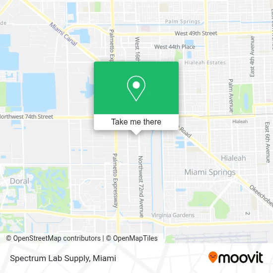 Spectrum Lab Supply map