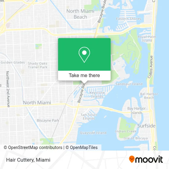 Hair Cuttery map