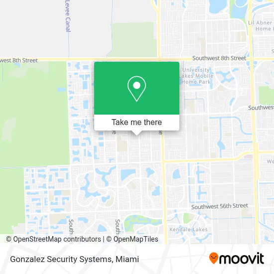 Gonzalez Security Systems map