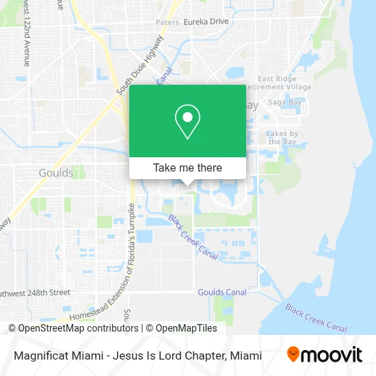 Magnificat Miami - Jesus Is Lord Chapter map