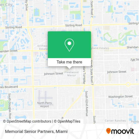 Memorial Senior Partners map