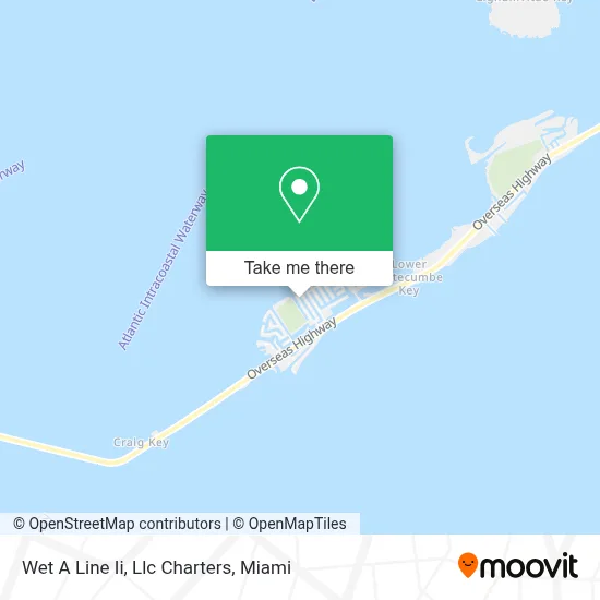 Wet A Line Ii, Llc Charters map
