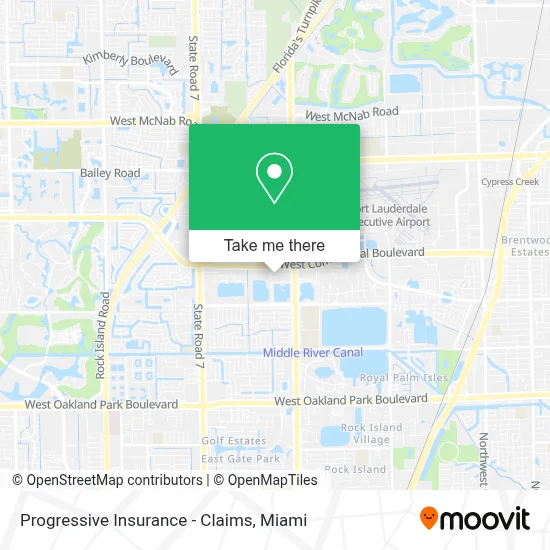 Progressive Insurance - Claims map