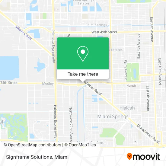 Signframe Solutions map