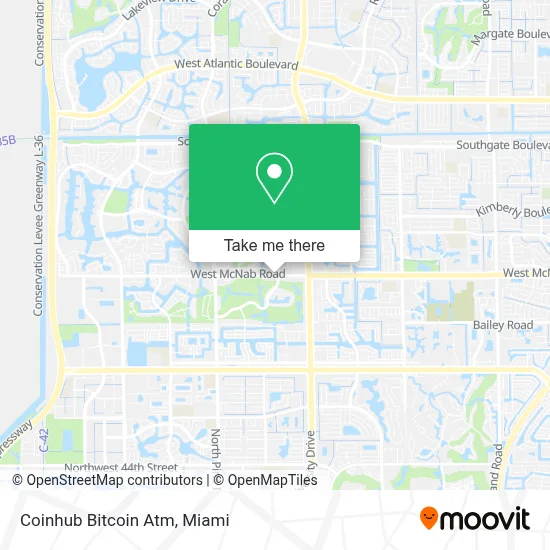 Coinhub Bitcoin Atm map