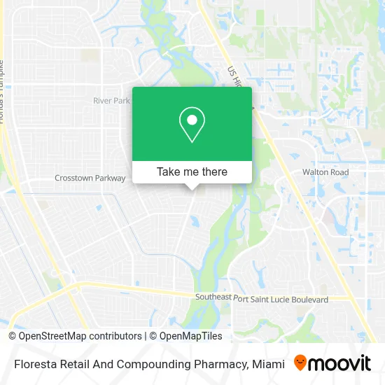 Floresta Retail And Compounding Pharmacy map