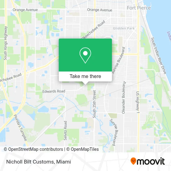 Nicholl Bilt Customs map