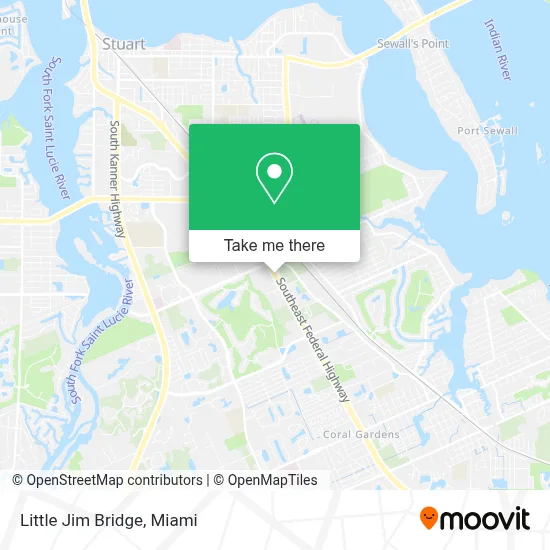 Little Jim Bridge map