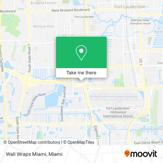Wall Wraps Miami map