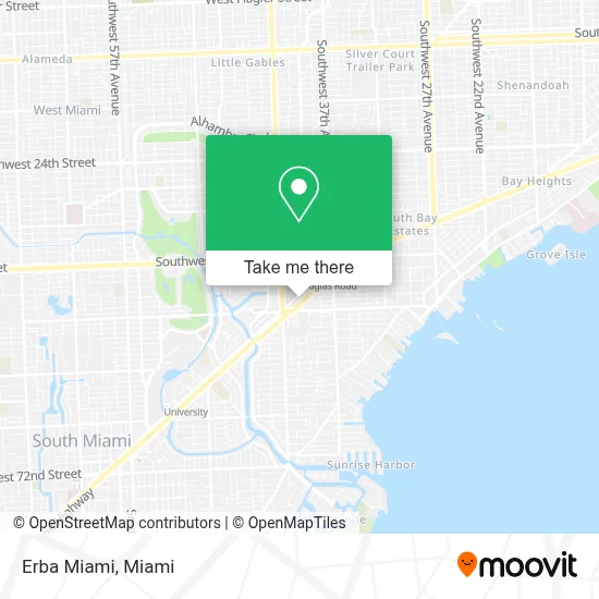 Erba Miami map