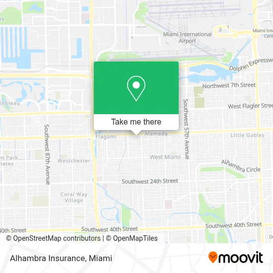 Alhambra Insurance map