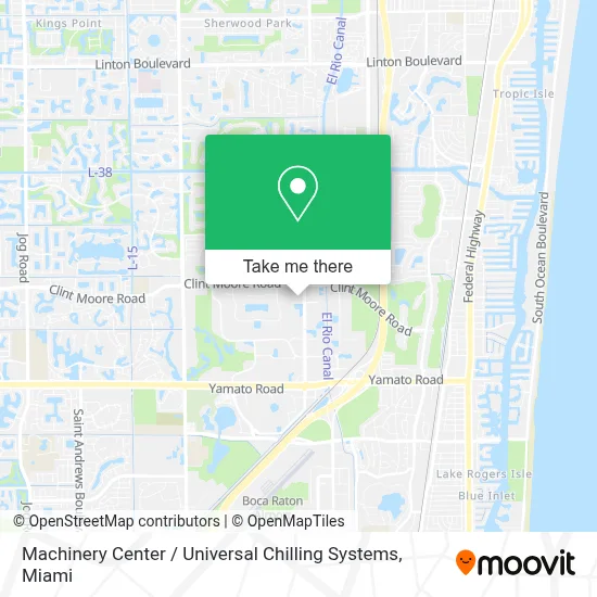 Machinery Center / Universal Chilling Systems map