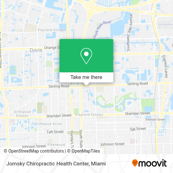 Jomsky Chiropractic Health Center map