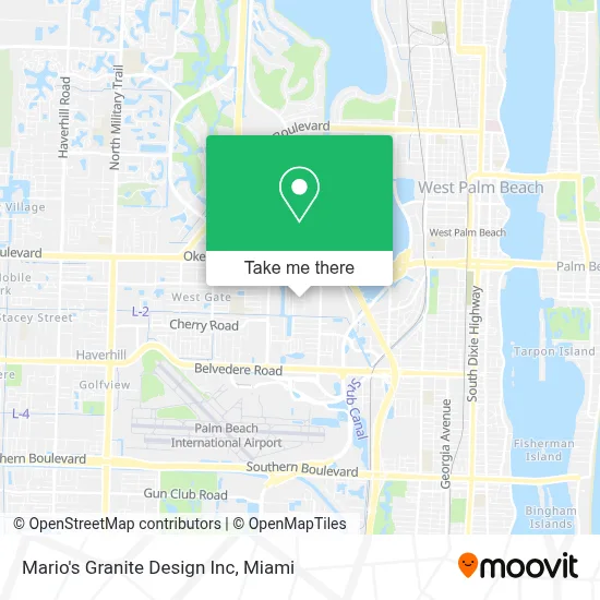 Mario's Granite Design Inc map