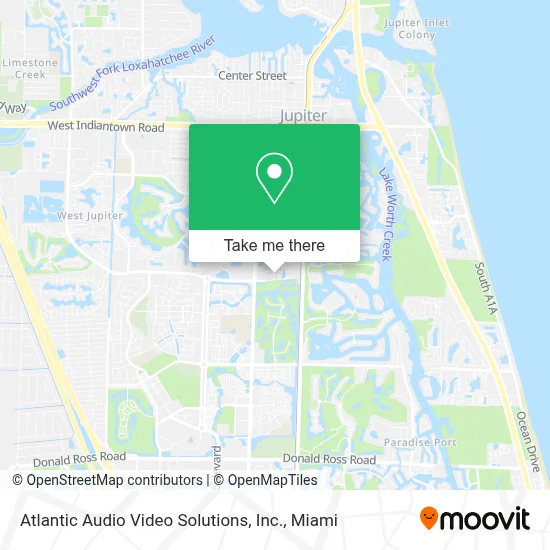 Atlantic Audio Video Solutions, Inc. map