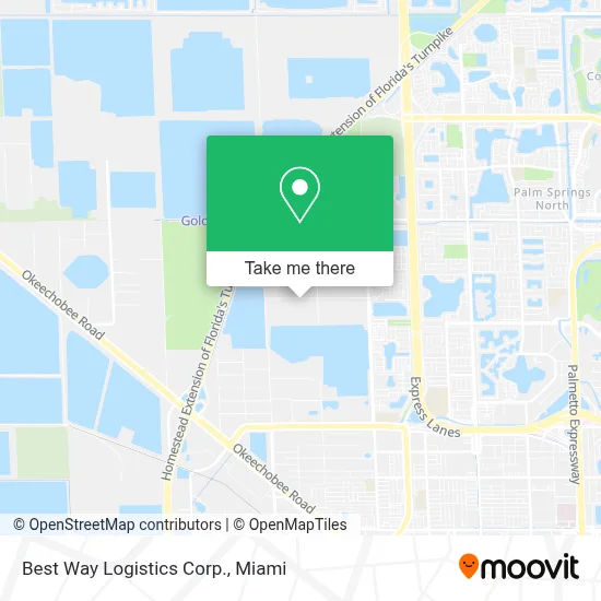 Best Way Logistics Corp. map