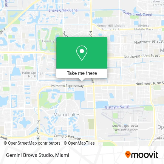 Gemini Brows Studio map