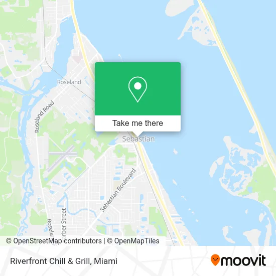 Riverfront Chill & Grill map