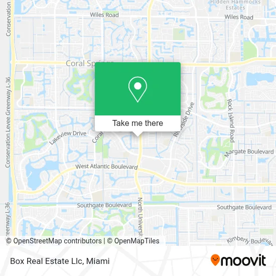 Box Real Estate Llc map