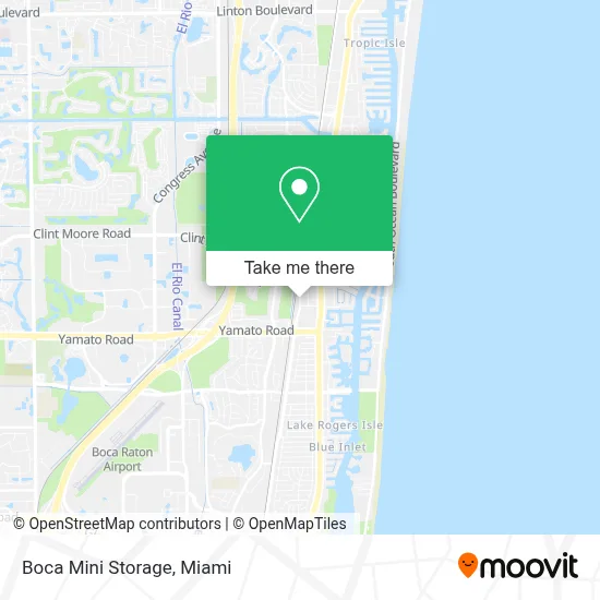 Boca Mini Storage map