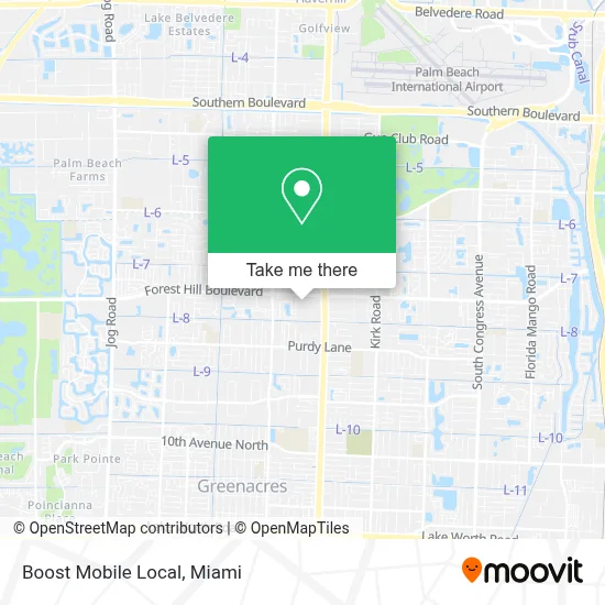 Boost Mobile Local map