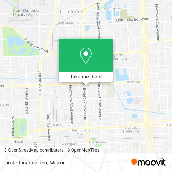 Auto Finance Jca map