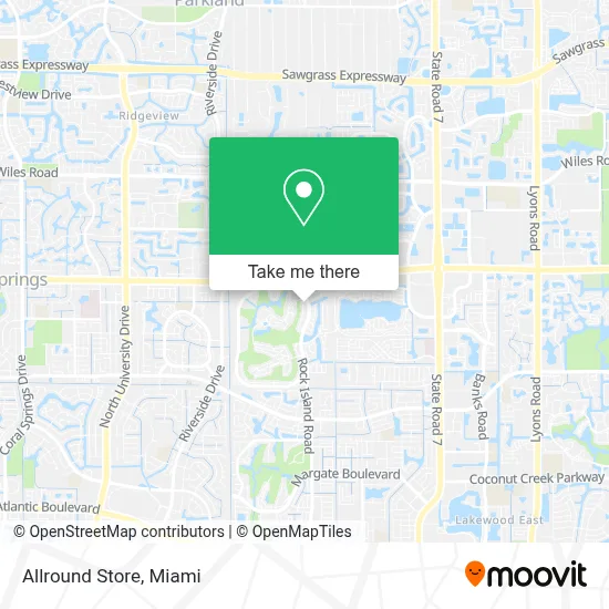 Allround Store map