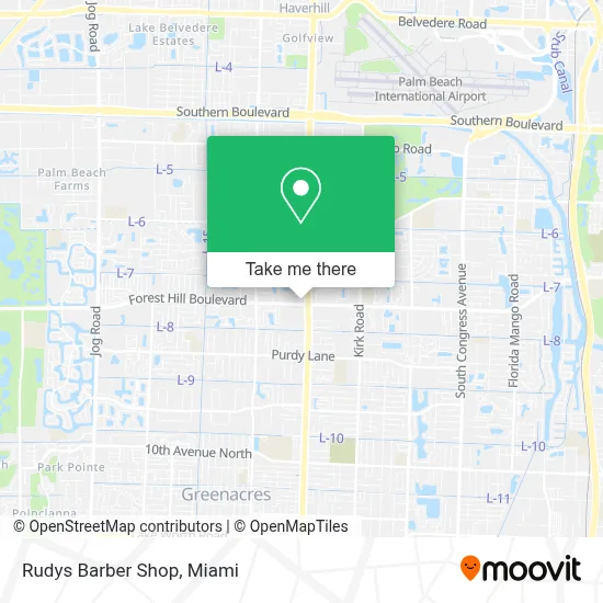 Rudys Barber Shop map