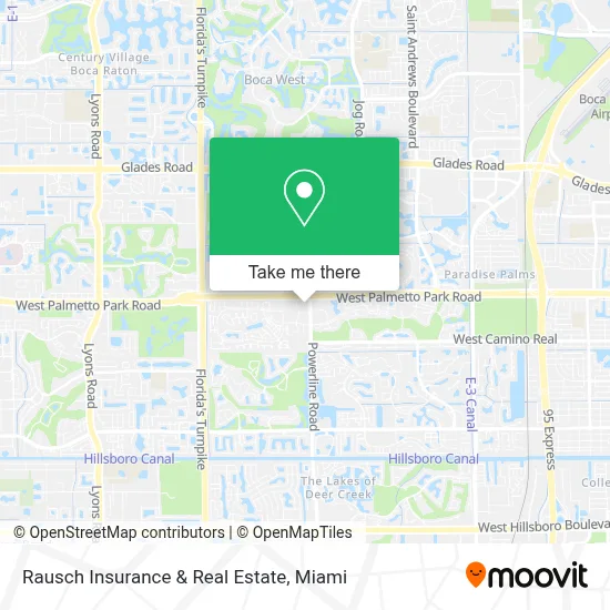 Rausch Insurance & Real Estate map
