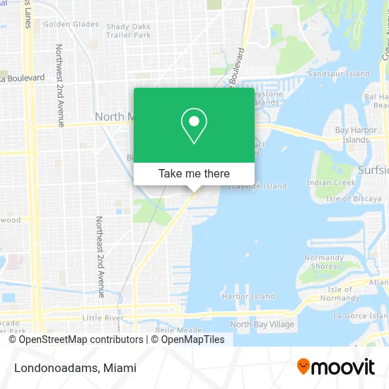 Londonoadams map