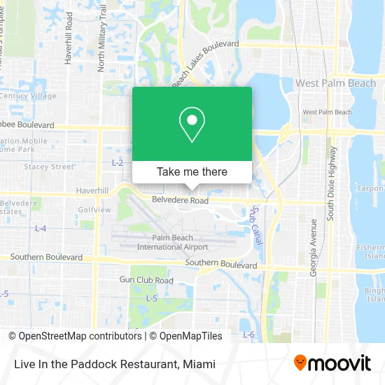 Live In the Paddock Restaurant map