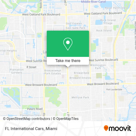 FL International Cars map