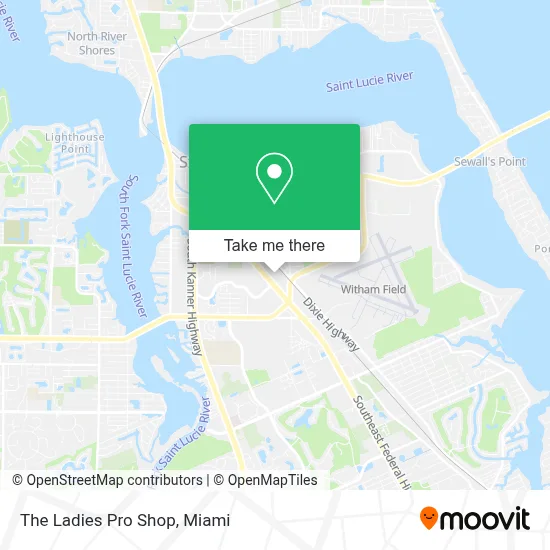 The Ladies Pro Shop map