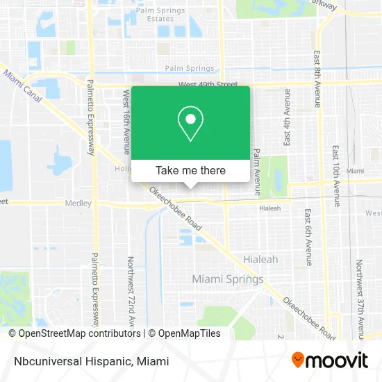 Nbcuniversal Hispanic map