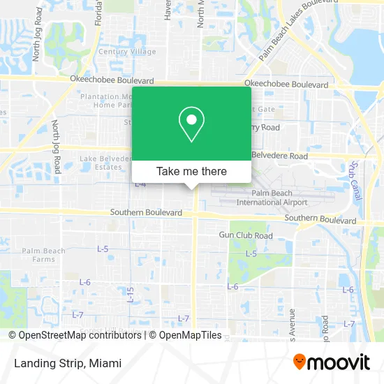 Landing Strip map