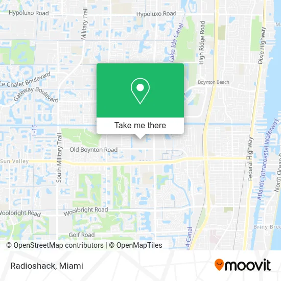 Radioshack map