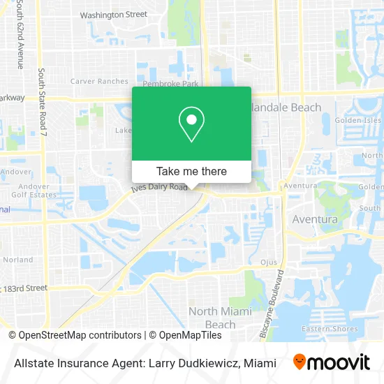 Allstate Insurance Agent: Larry Dudkiewicz map