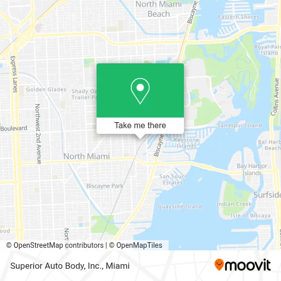 Superior Auto Body, Inc. map