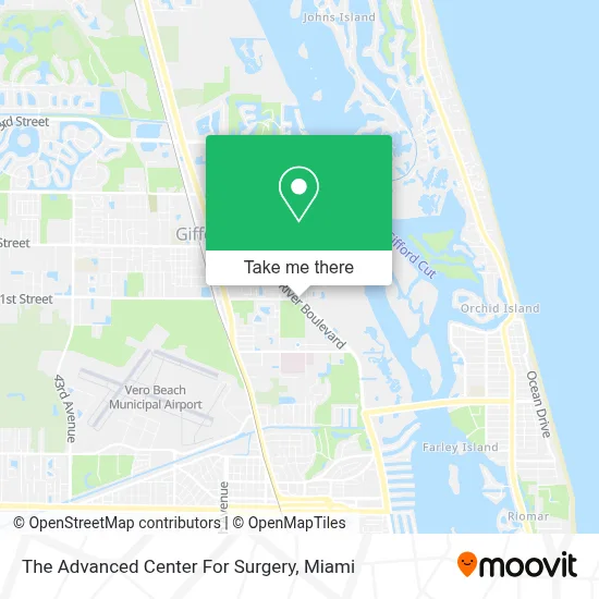 The Advanced Center For Surgery map