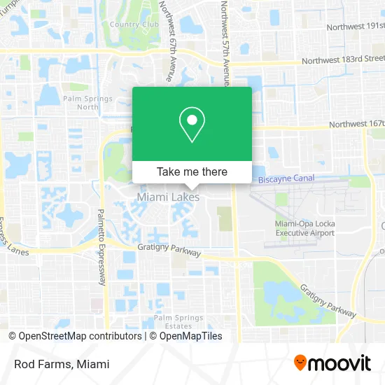 Rod Farms map