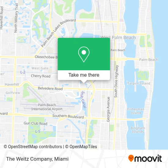 The Weitz Company map