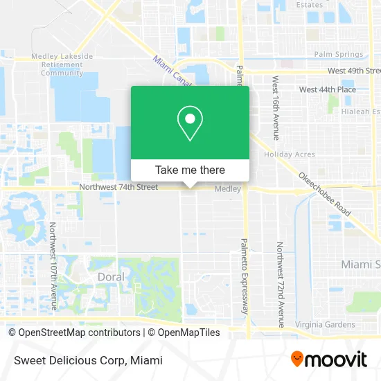 Sweet Delicious Corp map