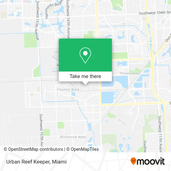 Urban Reef Keeper map