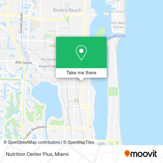 Nutrition Center Plus map
