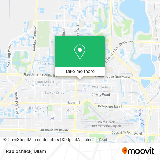 Radioshack map